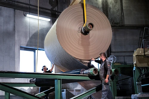100% recycled paper packaging for sustainable product protection