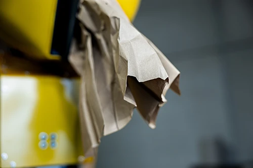 Paper void fill stabilizes products inside shipping cartons during transport